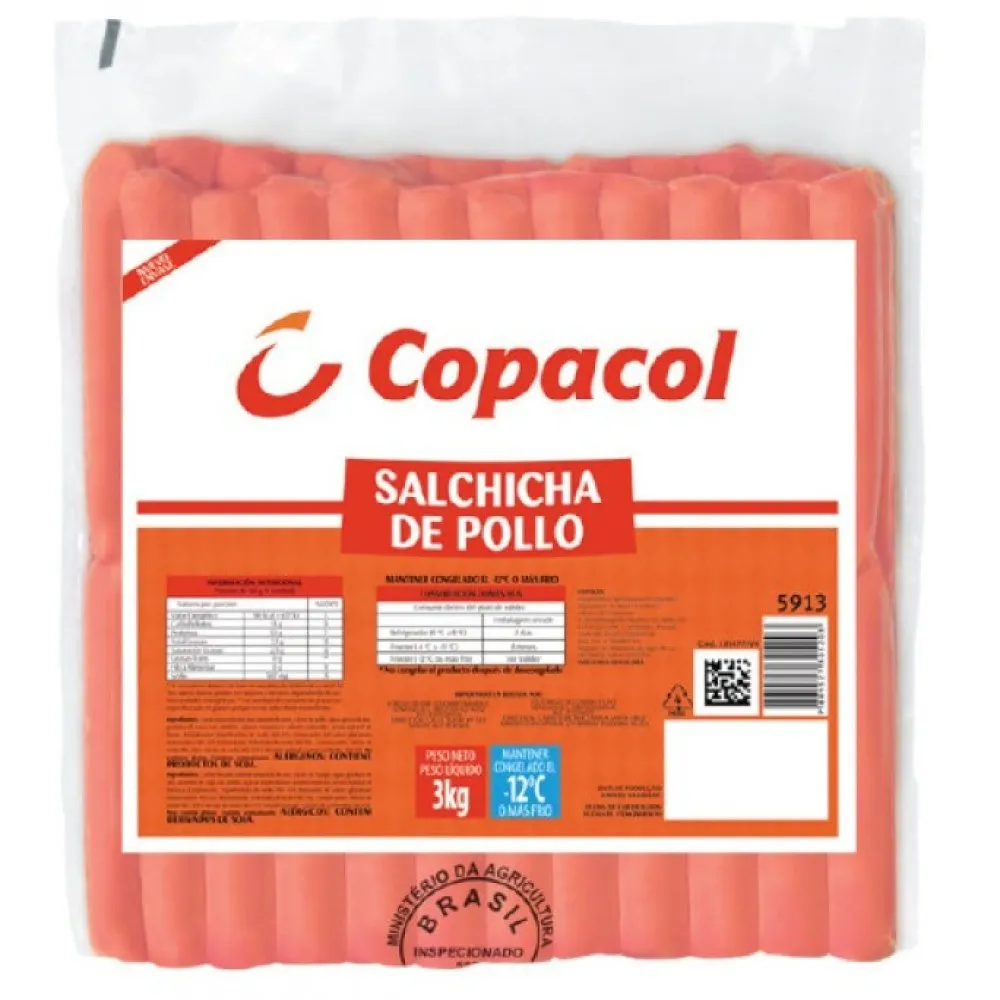 Salchicha de Pollo HALAL