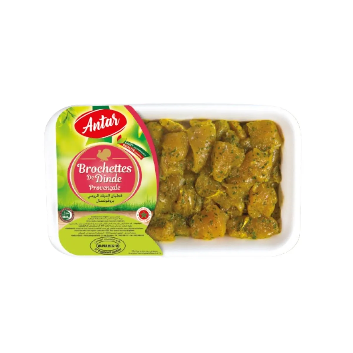 Espetadas de Peito de Peru Provençal