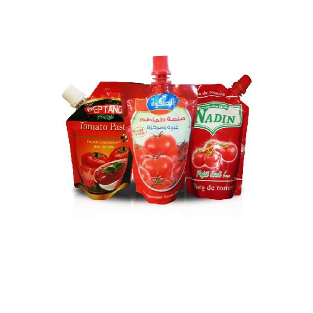 Extrato de Tomate em Sachê (Vertical com Bicos)