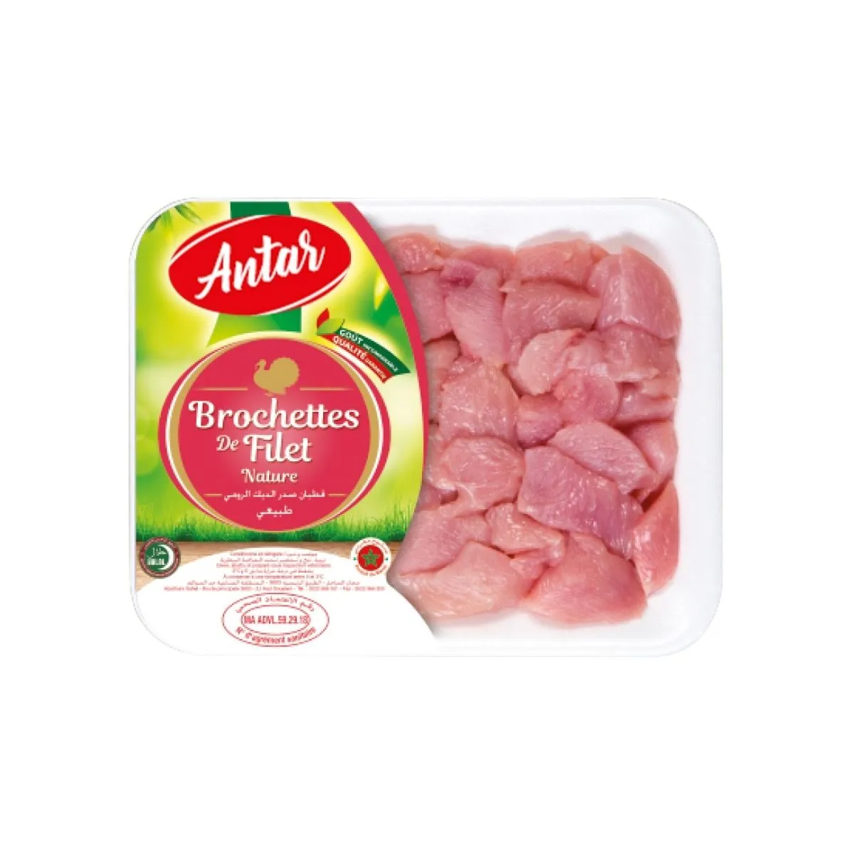 Espetinhos de Filé de Peru